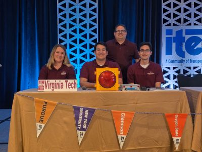 Traffic Bowl Team at the competition